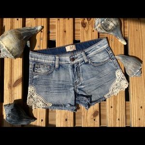 Lost Shorts with Lace Detail